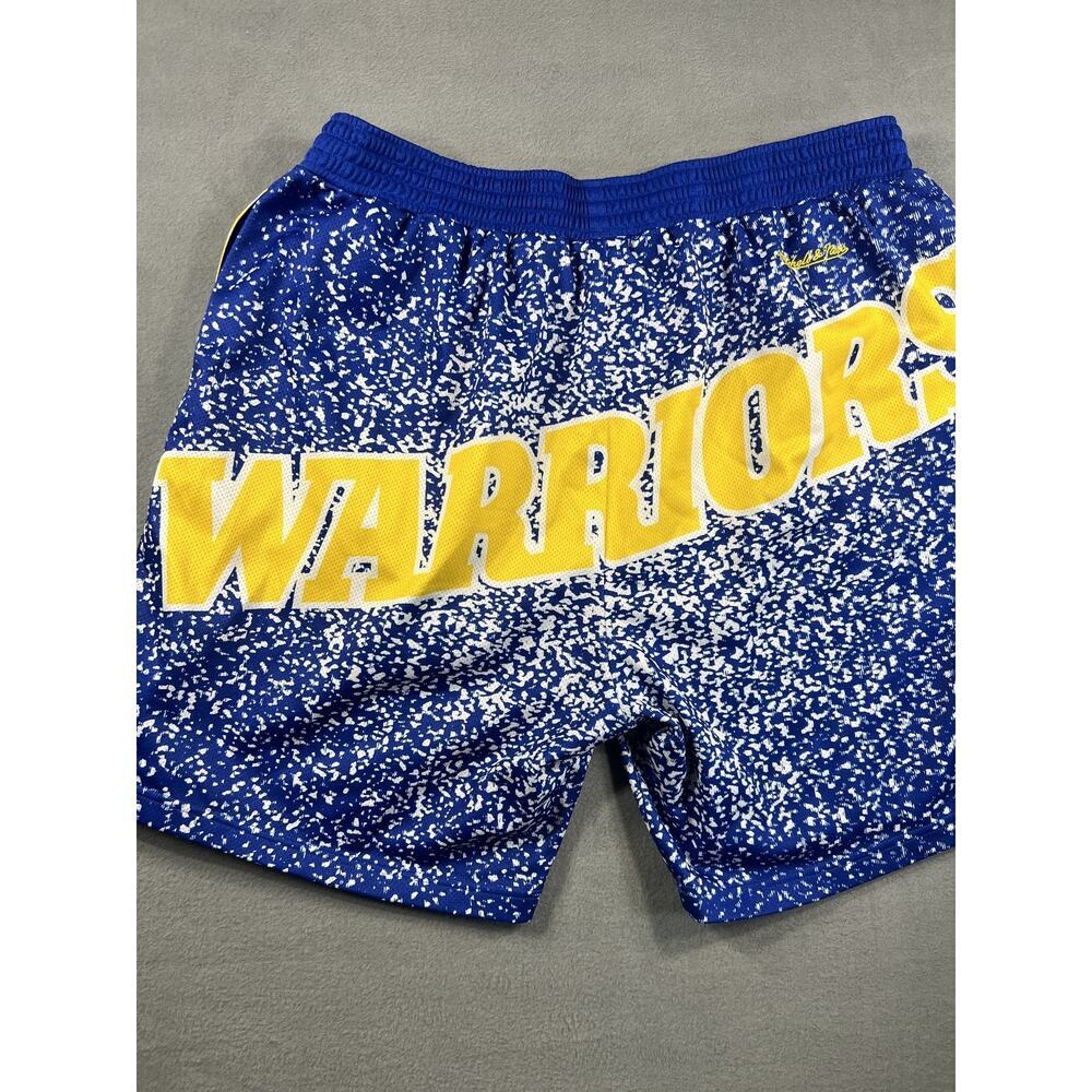 Mitchell & Ness Golden State Warrior Classic Jumbotron Shorts, Size 3X - Picture 2 of 16